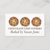 Chocolade Chip Cookie Cookie Cookies, gebak van ba Visitekaartje (Voorkant)