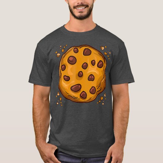 Chocolade Chip Cookie Dessert Foodie Gift T-shirt (Voorkant)
