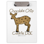 Chocolade Chip Cookie Doe Klembord (Voorkant)
