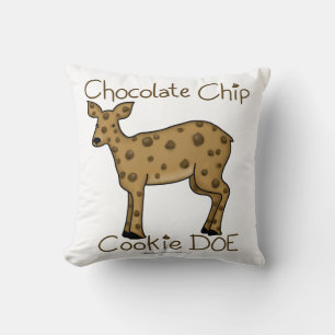 Chocolade Chip Cookie Doe Kussen