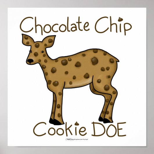 Chocolade Chip Cookie Doe Poster (Voorkant)