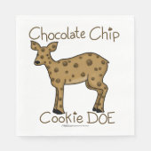 Chocolade Chip Cookie Doe Servet (Voorkant)