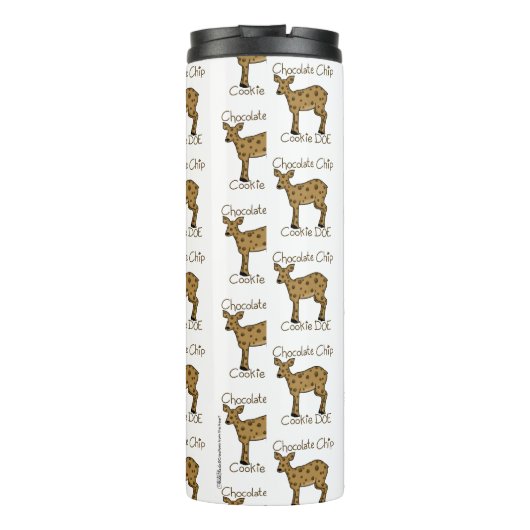 Chocolade Chip Cookie Doe Thermosbeker (Achterkant)