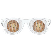 Chocolade Chip Cookie Foodie Fun Bake Sale Retro Zonnebril (Voorkant)