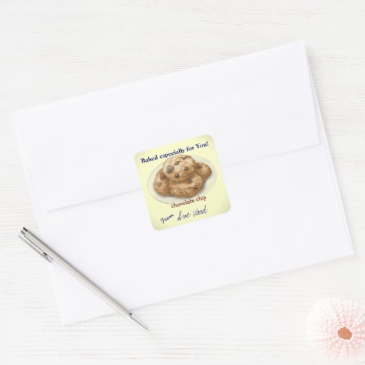 Chocolade Chip Cookie Gift Stickers (Envelop)