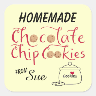 Chocolade Chip Cookie Gift Stickers
