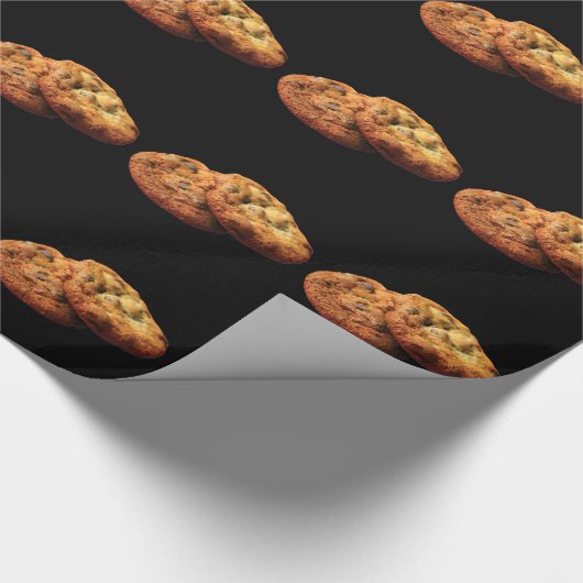 Chocolade Chip Cookie Gift Wrap Cadeaupapier (Hoek)