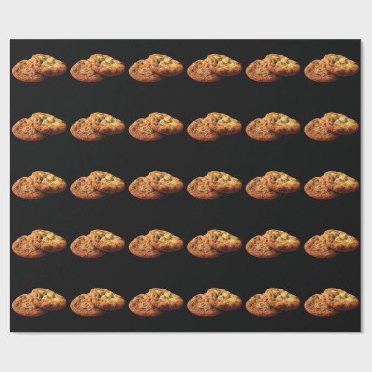 Chocolade Chip Cookie Gift Wrap Cadeaupapier (Vlak)