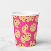 Chocolade Chip Cookie Kinder 1e Verjaardagsfeestje Papieren Bekers (Rechts)