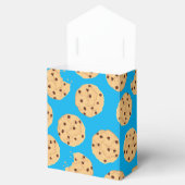 Chocolade Chip Cookie Kinder 1ste verjaardag Blauw Bedankdoosjes (Geopend)