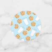 Chocolade Chip Cookie Kinder 1ste verjaardag Blauw Confetti (Kleine voorkant)