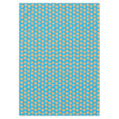 Chocolade Chip Cookie Kinder 1ste verjaardag Blauw Tafelkleed (Voorkant)