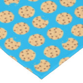Chocolade Chip Cookie Kinder 1ste verjaardag Blauw Tafelkleed (Gekanteld)