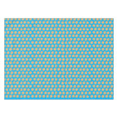 Chocolade Chip Cookie Kinder 1ste verjaardag Blauw Tafelkleed (Voorkant (Horizontaal))
