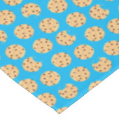 Chocolade Chip Cookie Kinder 1ste verjaardag Blauw Tafelkleed (Gekanteld)