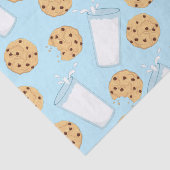 Chocolade Chip Cookie Kinder 1ste verjaardag Blauw Tissuepapier (Detail)