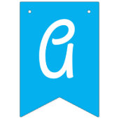 Chocolade Chip Cookie Kinder 1ste verjaardag Blauw Vlaggetjes (Derde vlag)