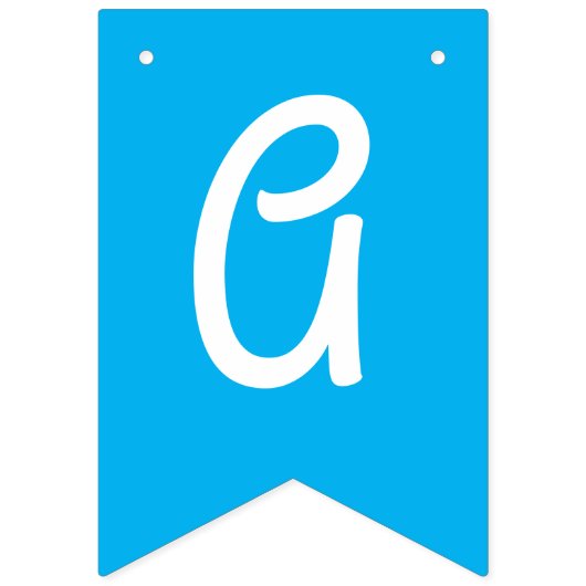 Chocolade Chip Cookie Kinder 1ste verjaardag Blauw Vlaggetjes (Derde vlag)