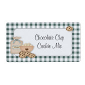 Chocolade Chip Cookie Label (Voorkant)