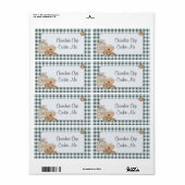 Chocolade Chip Cookie Label (Full Sheet)