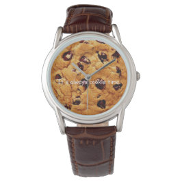 Chocolade Chip Cookie Mannen Horloge