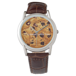Chocolade Chip Cookie Mannen Horloge