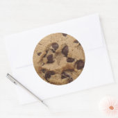 "Chocolade Chip Cookie Munch" Ronde Sticker (Envelop)