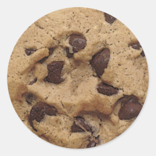 "Chocolade Chip Cookie Munch" Ronde Sticker