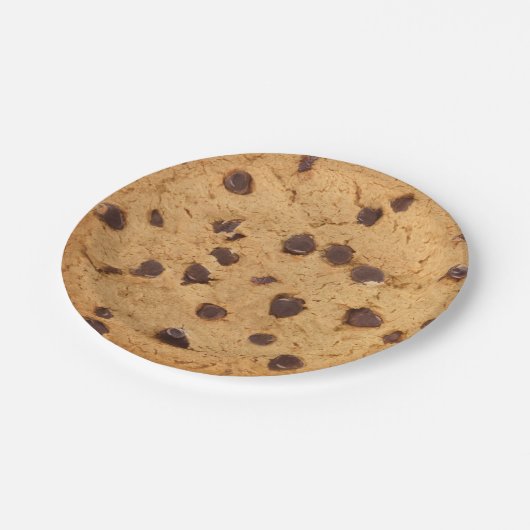 Chocolade Chip cookie Papieren Bordje (Gekanteld)