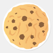 Chocolade Chip Cookie Stickers (Voorkant)