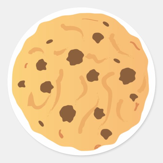 Chocolade Chip Cookie Stickers (Voorkant)
