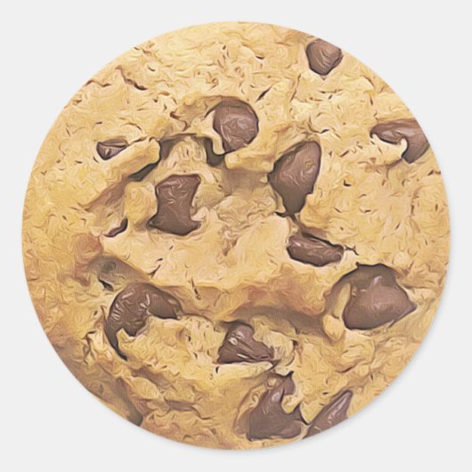 Chocolade Chip Cookie Stickers (Voorkant)