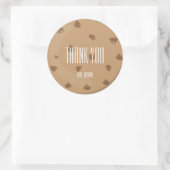 Chocolade Chip COOKIE Verjaardagsfeestje Favor Sti Ronde Sticker (Tas)