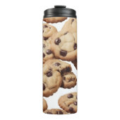 Chocolade chip cookie wrapping papier thermosbeker (Voorkant)