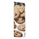 Chocolade chip cookie wrapping papier thermosbeker (Geroteerd rechts)