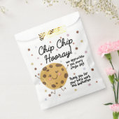 chocolade chip cookie zak chip chip hoera bedankzakje (Gezegeld)