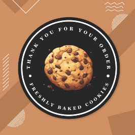 Chocolade Chip Cookie Zakelijke Sticker