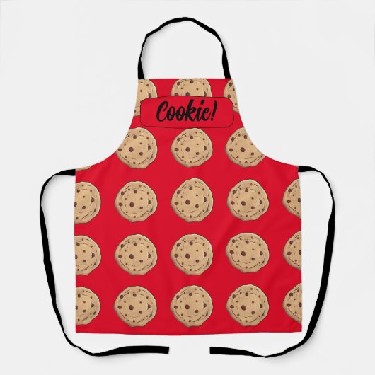 Chocolade Chip Cookies Baker All-Over Print Schort (Voorkant)