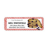 Chocolade Chip Cookies Baking Canning Gift Etiket (Voorkant)
