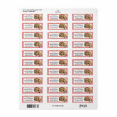 Chocolade Chip Cookies Baking Canning Gift Etiket (Full Sheet)