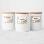 Chocolade Chip Cookies Baking Gift Voedselcontainer Etiket (Flessen)