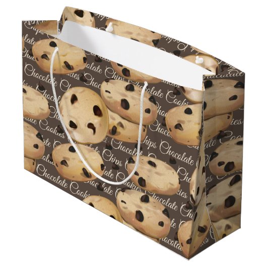 Chocolade Chip Cookies bakken Groot Cadeauzakje (Achterkant Gekanteld)
