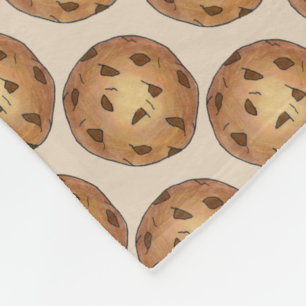 Chocolade Chip Cookies Bakkerij Chef Foodie Fleece Deken