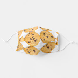 Chocolade Chip Cookies Cloth Face Mask Stoffen Mondkapje