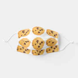 Chocolade Chip Cookies Cloth Face Mask Stoffen Mondkapje