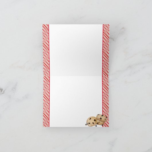 Chocolade Chip Cookies Dank je Bedankkaart (Binnen)