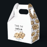 Chocolade Chip Cookies Dank u bakken cadeau Bedankdoosjes<br><div class="desc">Een stapel heerlijke chocolade Chip Cookies.</div>
