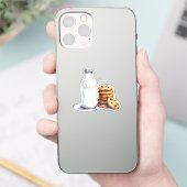 Chocolade Chip Cookies en Melk Sticker (Telefoon)