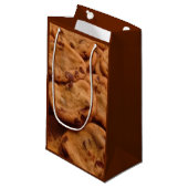 Chocolade Chip Cookies Foto Gift Bag Klein Cadeauzakje (Voorkant Gekanteld)