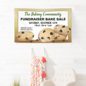 Chocolade Chip Cookies Fundraiser Bake Sale Spandoek (Insitu)